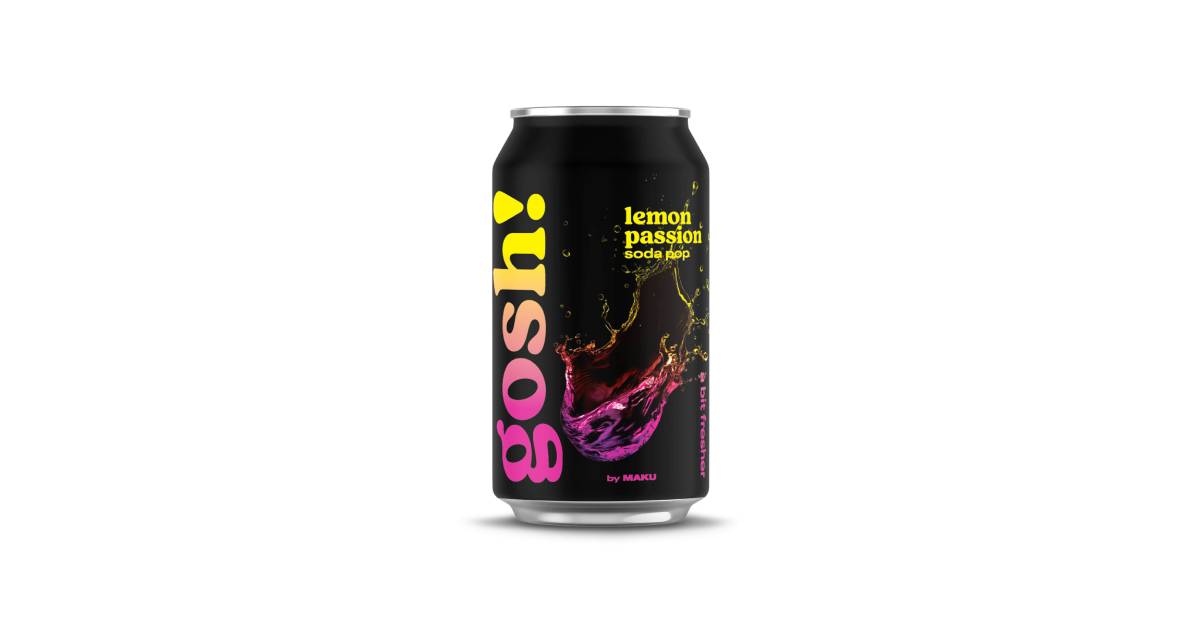Gosh! Lemon Passion Soda Pop virvoitusjuoma 0,33l