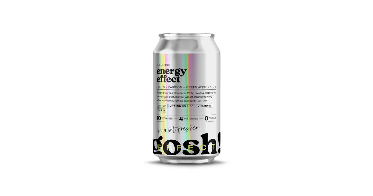 Gosh! Energy Effect Citrus-Passion-Green Apple-Yuzu energiajuoma 0,33l