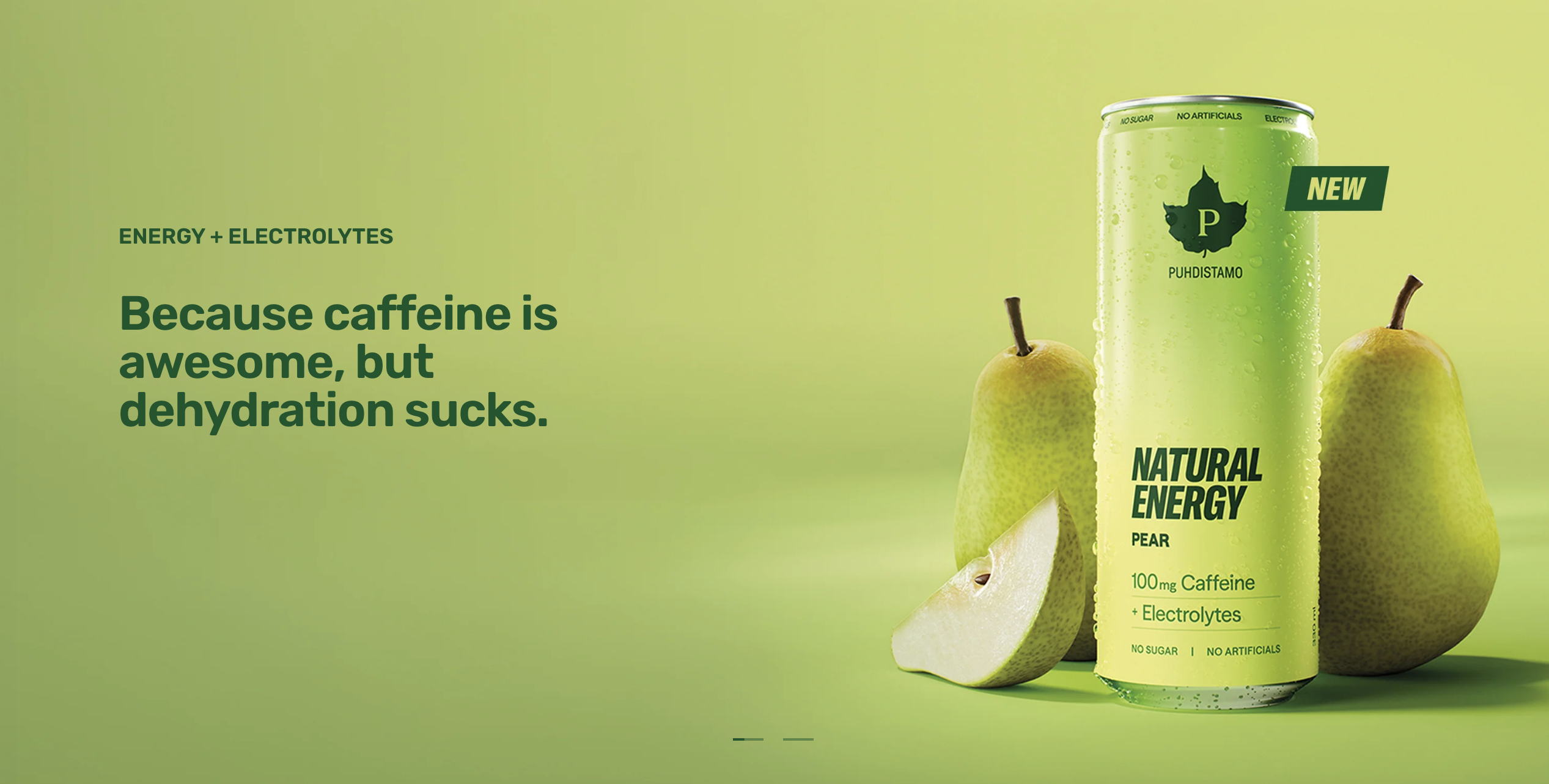 Puhdistamo Natural Energy Drinks